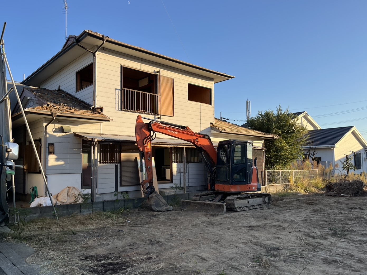 施工前（木造住宅解体工事：久留米市）