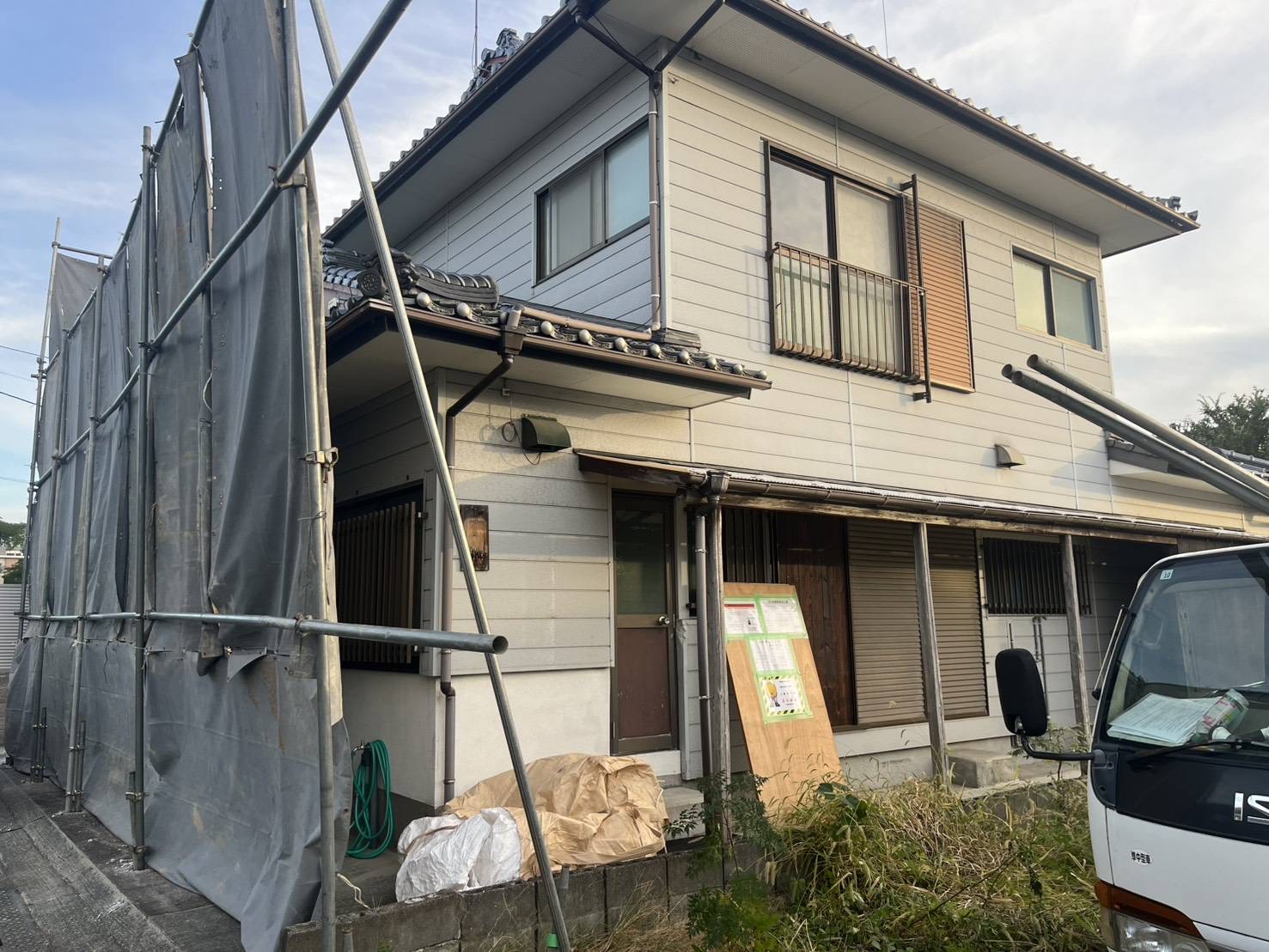 施工前（木造住宅解体工事：久留米市）